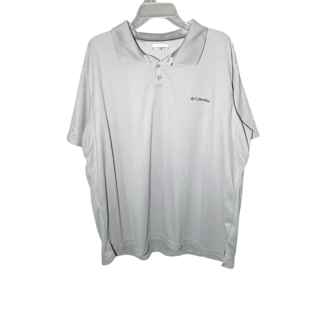 EUC Columbia Men’s Gray Polo Size XXL